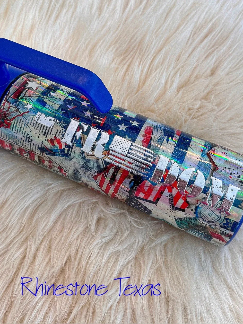 250th Anniversary | 4th of July | Patriotic | Handmade Epoxy Tumbler | 20oz